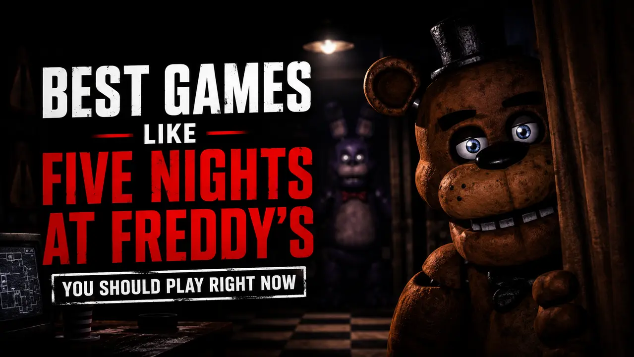Best Games Like Five Nights at Freddy's featured graphic